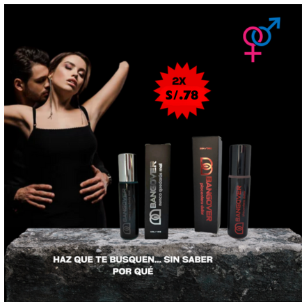 Pack Promocional Bangover – Feromonas con Esencia (Para Hombre y Mujer)