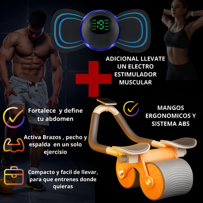 Rodillo Fit + estimulador muscular