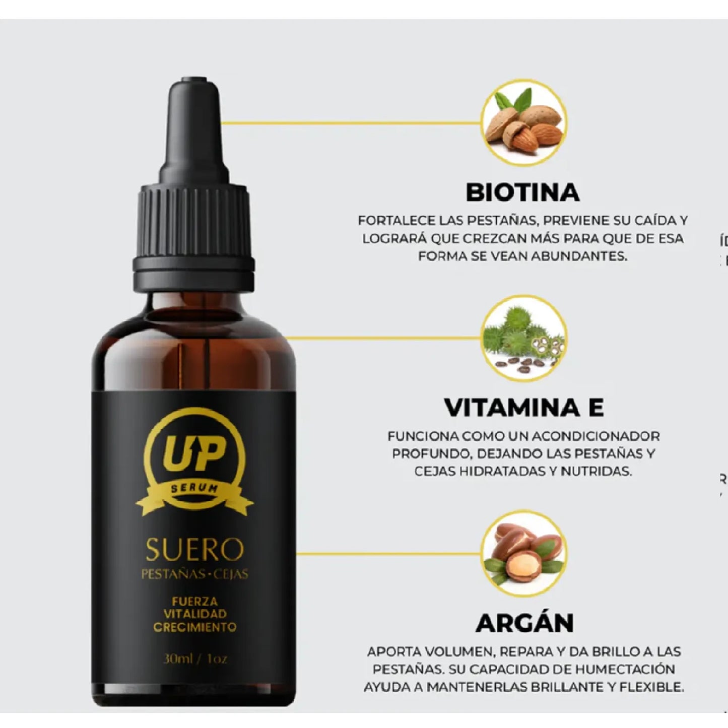 SUERO UP - Alargamiento de pestañas y cejas